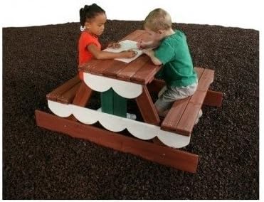 Kids Outside Picnic Table Wooden Outdoor 47 Inch