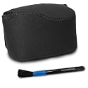 Strong Neoprene Protective Flex Armor Pouch for LEICA Digilux 1 Digital Camera Models and More ***Includes Cleaning Brush***