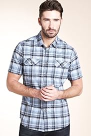 XXXL North Coast Pure Cotton Dobby Check Shirt