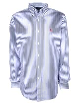Ralph Lauren Mens Shirt Bold Striped Blue