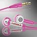 V-MODA Bass Freq Earbuds - Hot Pink