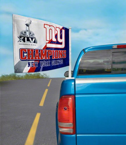 New England Patriots Super Bowl XLVI Champions Truck Flag