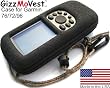 Garmin 76csx 76/72/96 Heavy-Duty CASE in Special Ops Black w/ Webbing Loop, Lanyard, Clip & "Peel & Stick" Screen Protector. - For Garmin GPSMap 72, 76, 76S, 76Cs, 76Csx, 76c Cx, 96, 96c (Aviation) only. Molded Protection MADE IN THE USA.