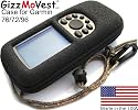Garmin 76csx 76/72/96 Heavy-Duty CASE in 'Special Ops Black'  with  Webbing Loop, Lanyard, Clip & "Peel & Stick" Screen Protector. - For Garmin GPSMap 72, 76, 76S, 76Cs, 76Csx, 76c Cx, 96, 96c (Aviation) only. Molded Protection MADE IN THE USA.
