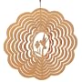 Red Carpet Studios Geo Figure Spinner, Copper Plated Hummingbird, 10-Inch Diameter