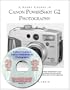 A Short Course in Canon PowerShot G2 Photography Book/eBook