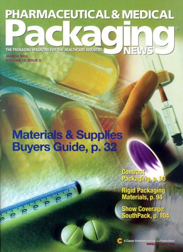 Pharmaceutical and Medical Packaging News $150.00 ($12.50/issue)