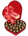 24pc Belgian Chocolate Kirsch Liquor Cherries In Velvet Heart