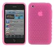 Apple iPhone 3G Pink Silicone Skin Case Cover with Screen Protector (Not Compatible wth 1st Generation iPhone)
