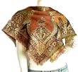 SPARKLING Square Jacquard Pashmina Paisley Shawl (SF)