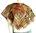 SPARKLING Square Jacquard Pashmina Paisley Shawl (SF)