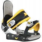 Heelside Combo Binding Black/Yellow Womens Sz M