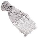 Armani Women's Silk Scarf, Gray