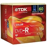 TDK DVD-R Recordable Disc Pack