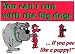 Novelty Sign: Big Dogs (you cant run with the big dogs if)