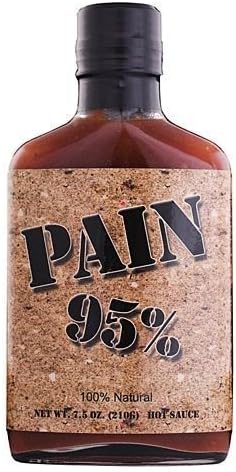 Pain 95% Habanero Hot Sauce 100% Natural - 7.5 oz by Original Juan Specialty Foods