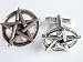 Pentagram cufflinks by classic cufflinks