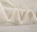 HYSEAS Flannel Fleece Throw Blanket Ivory - Super Soft Plush Microfiber Solid Blanket for Couch, Bed, Chair, Sofa - Fuzzy Cozy Lightweight - 50x60 Inch