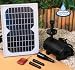 Remote Controlled Solar Water Pump Kit with LED Lights - 211gph