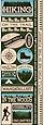 Reminisce Signature Series Cardstock Combo Sticker 4.25 by 12-Inch, Hiking