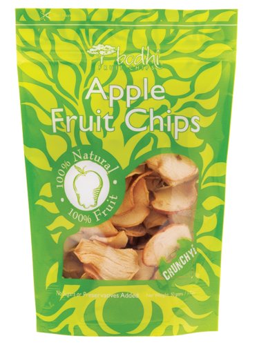 Bodhi Apple Fruit Chips, 100% Natural and 100% Fruit, 1.7 Ounce Bags (Pack of 6) by Bodhi Natural Snacks