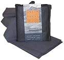 Aquis Adventure Microfiber Towel, Graphite, Large (19 x 39-Inches)