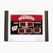 Wisconsin Badgers 6.5 x 9.5 Scoreboard Alarm Clock