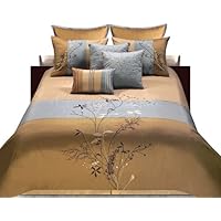 Hallmart Collectibles 47889 Camille King Size Comforter Set, 7-Piece
