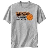 T-Shirt Heather Gray  B-Asketball Ethiopian Do It Better  Ethiopia Country