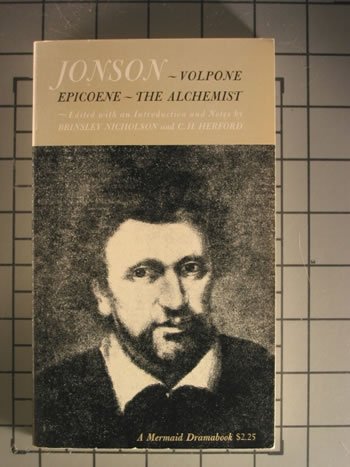 Three Plays Volume Jonson (Mermaid Drama Book, Md8) under Jonson, Ben in The Books Store