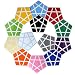 Cubicle Megaminx Sticker Set 32mm-ShengShou RS.443.00