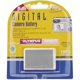 Digital Concepts 1300 MAH Replacement Battery for Olympus Li-10B