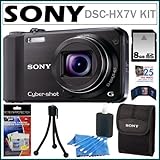 Sony Cyber-Shot DSC-HX7V/B 16.2 MP with 10x Optical Zoom in Black + 8GB Acc ....