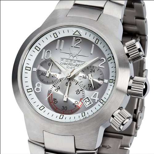 FIREFOX Herrenuhr THE ROCK Chronograph FFS90-104 silber