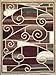 Generations Brand New Contemporary Modern Square and Circles Area Rug, 2' x 7', Brown/Beige