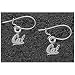 Logo Art California Golden Bears Sterling Silver Team Font 3/16 Post Earrings
