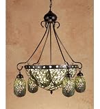 30W Sweet Pea 4 Lt Chandelier With Invert - 36369