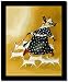 DALMATION Puppy Dog Walk Fat Lady Framed Art Print
