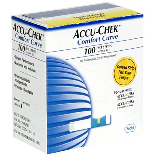 Accu Chek Comfort Curve Test Strips 100 Count Box Joshuaforsterjzol