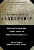 The Character of Leadership: Political Realism and Public Virtue in Nonprofit Organizations