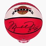 Michael Jordan Autographed Limited Edition Red Retirement Basketball from Upper Deck