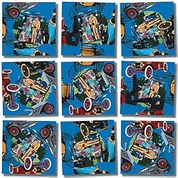 B Dazzle Antique Autos Scramble Squares 9 Piece Puzzle