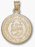 Transylvania Pioneers Seal 5/8 Pendant - 14KT Gold Jewelry