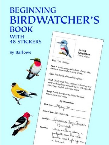 Books: Beginning Birdwatcher's Book. With 48 Stickers