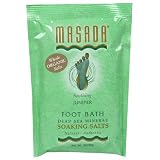 Masada Soaking Salts, Juniper, Soothing, 3 oz (85 g) (Pack of 24)