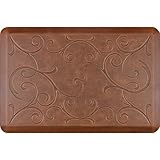 WellnessMats Antique Bella Kitchen Mat, 36" by 24", Antique Light