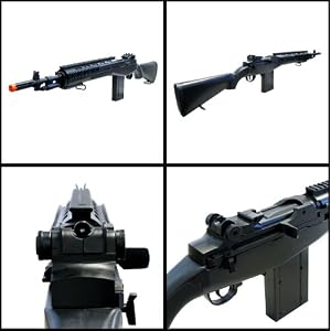 VB M14 Spring Gun Sniper Rifle M1 Grand Airsoft Tri-Rail Mount, FPS 390, Airsoft Gun