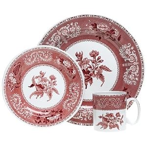 Spode Camilla Pink 12-Piece Dinnerware Set, Service for 4