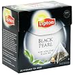 Lipton Black Tea, Black Pearl Pure Long Leaf, Premium Pyramid Tea Bags, 20-Count Boxes (Pack of 6)