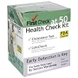 First Check at 50 Health Check Kit, Cholesterol Test, ColoCheck , 1 kit Image of First Check at 50 Health Check Kit, Cholesterol Test, ColoCheck , 1 kit
